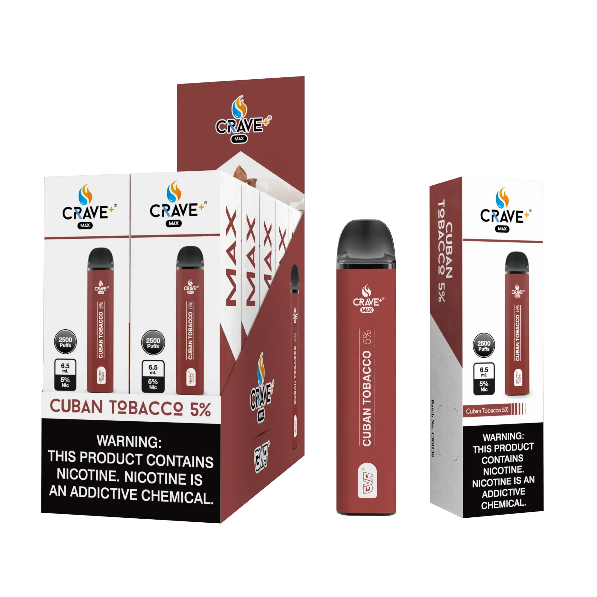 Crave Max 2500 (BOX DEAL) CCC