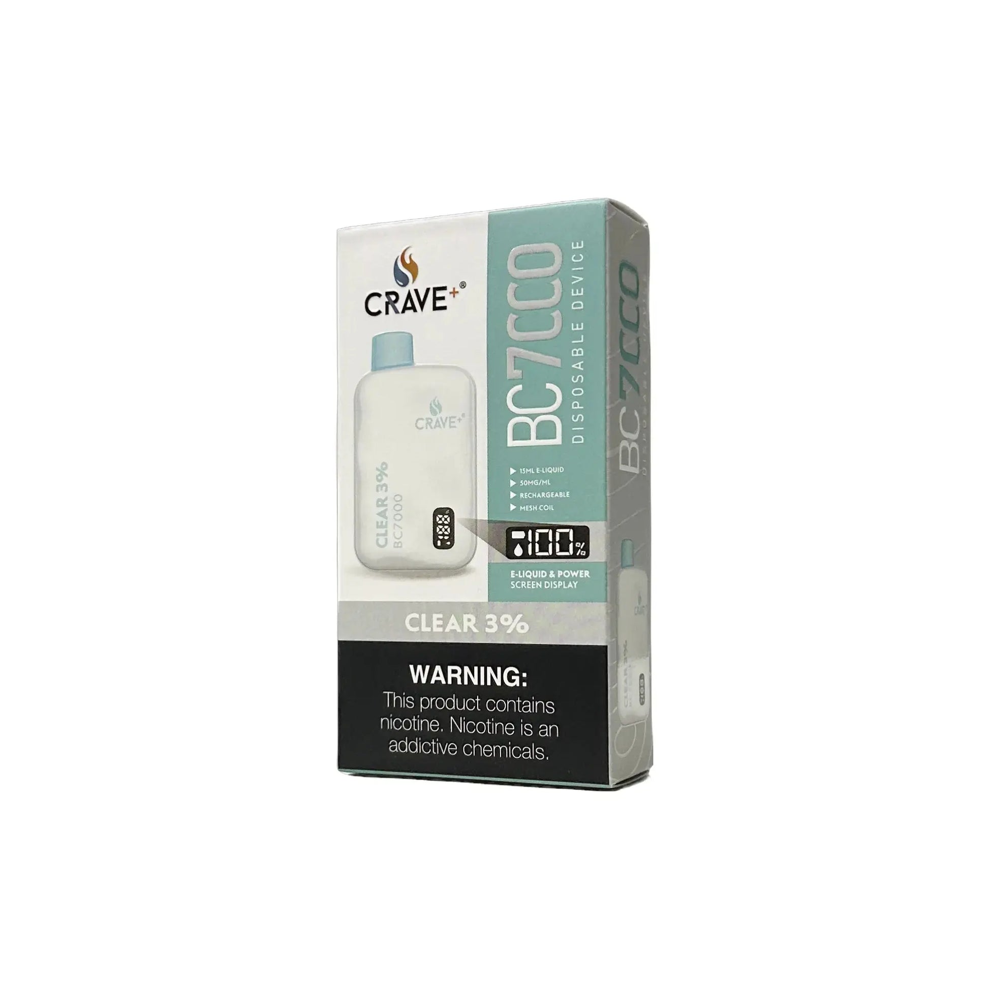 Crave BC7000 Puffs - VSZN, Crave BC7000 Crave clear 3%, crave bc7000 clear, clear crave vape bc7000, crave grape ice bc7000, crave black ice bc7000, black ice crave max vape bc7000, crave clear 3% vape bc7000, bc7000 crave vape clear 3%