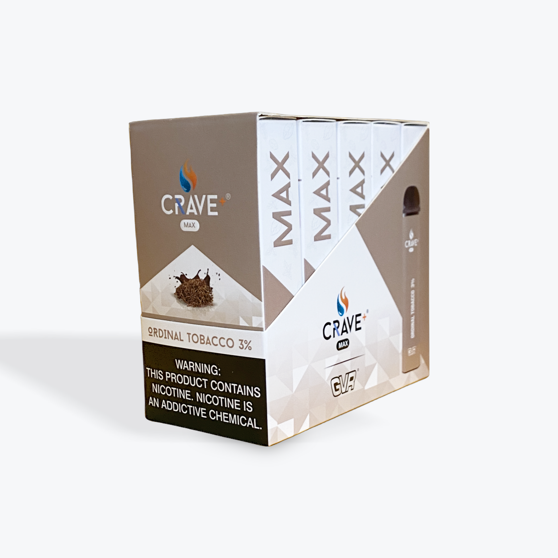 Crave Max 2500 - Ordinal Tobacco 3% Box