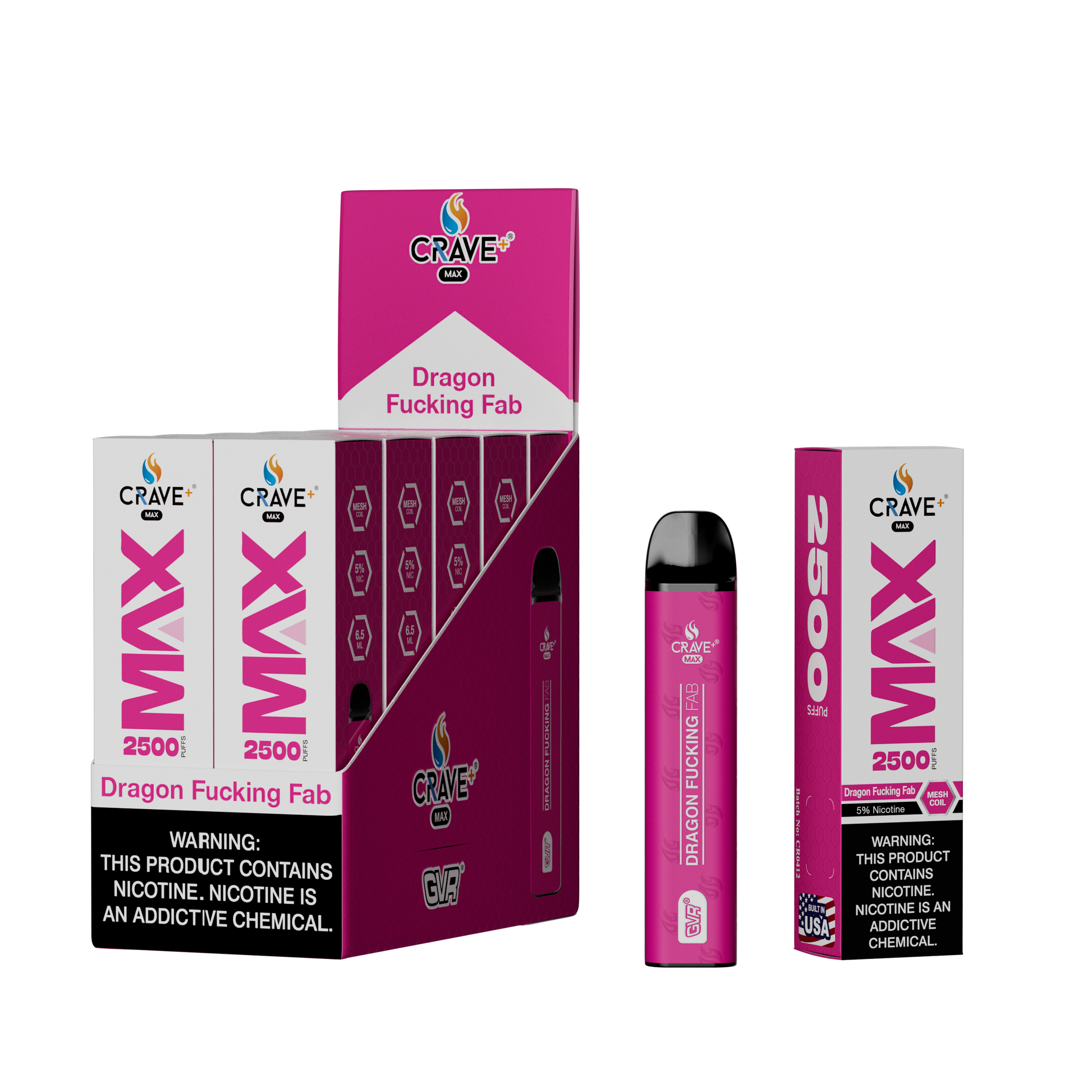 Crave Max 2500 (BOX DEAL) CCC