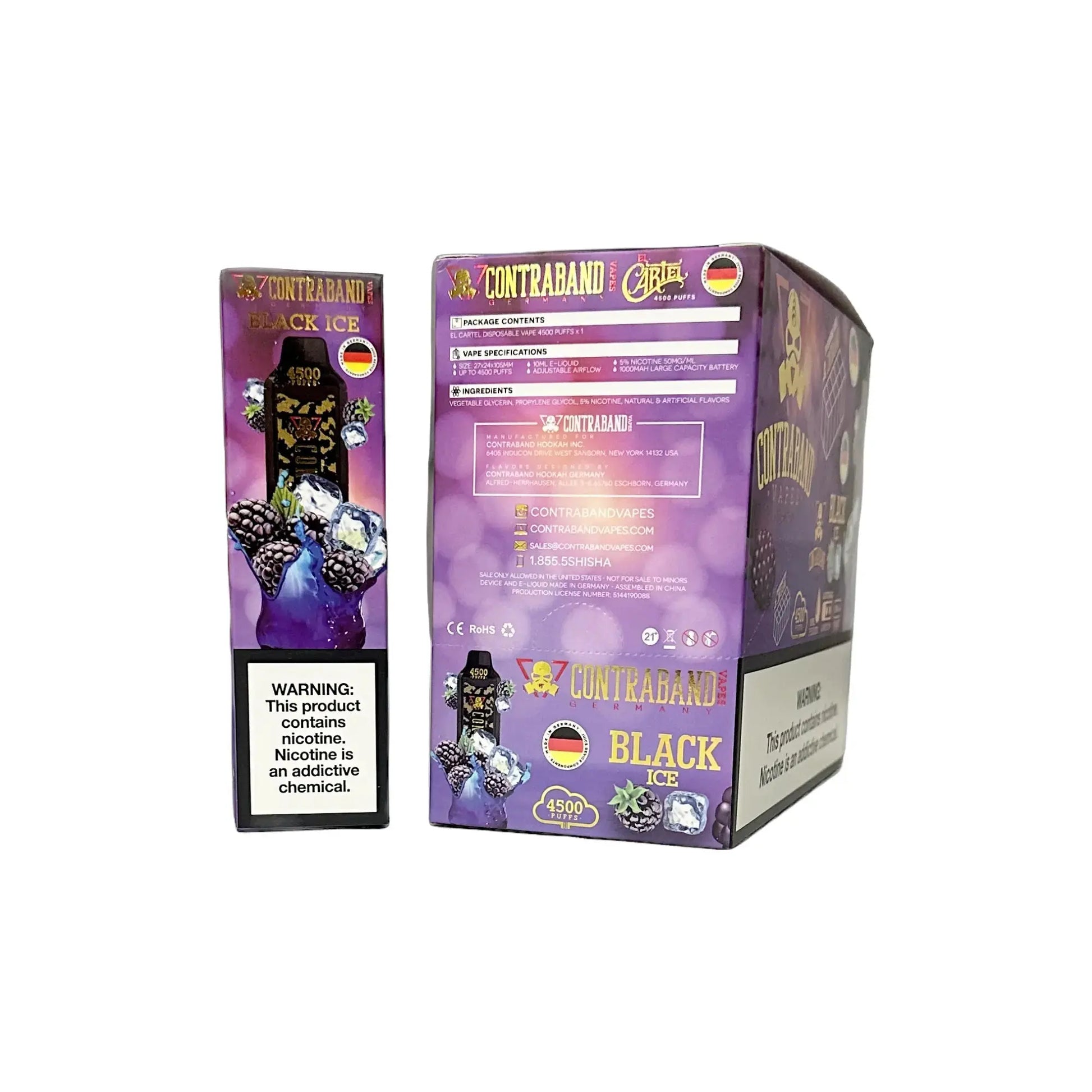 Contraband El Cartel Disposable Vape - 4500 Puffs (BOX DEAL) - VSZN