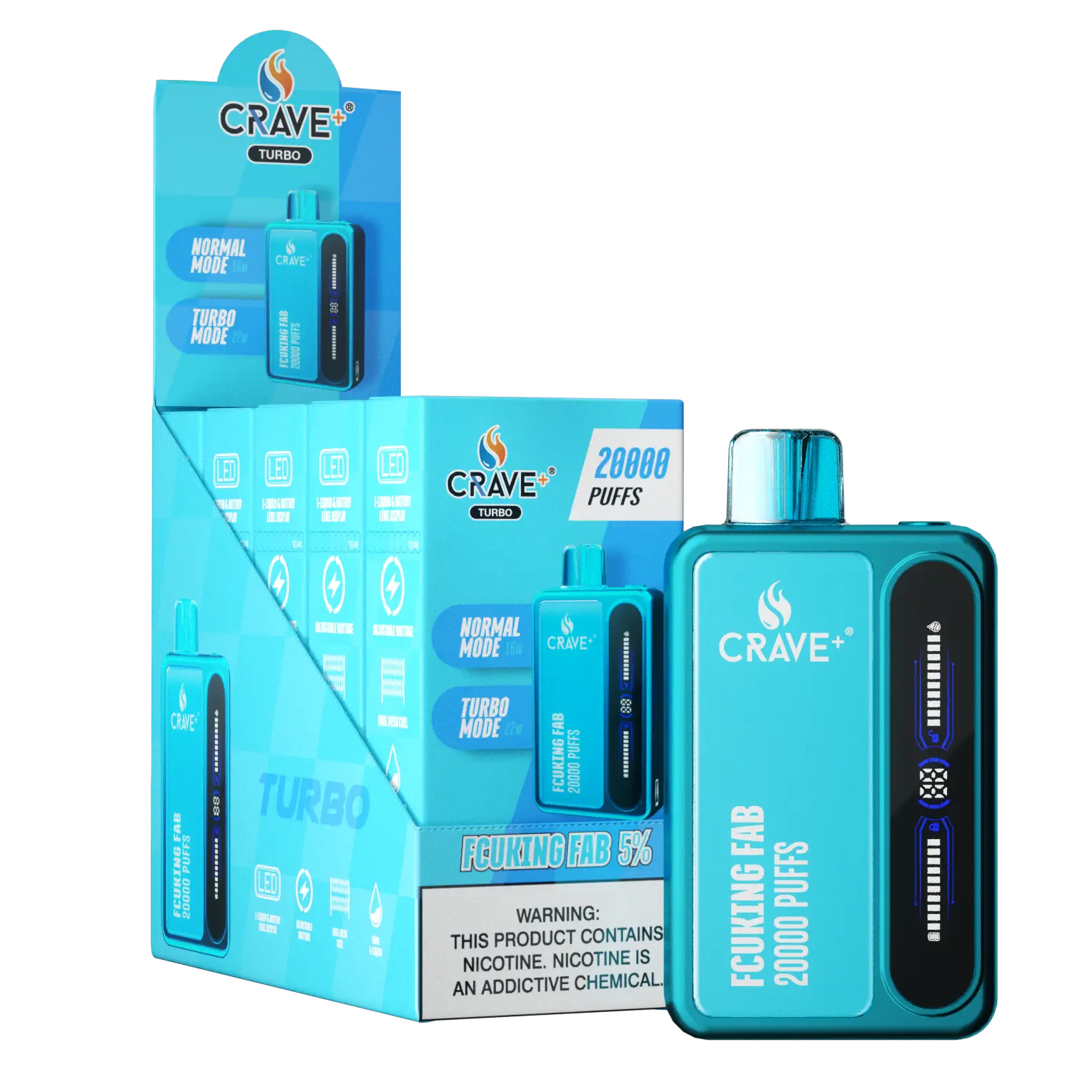 Crave Turbo 20000 (BOX DEAL) CCC