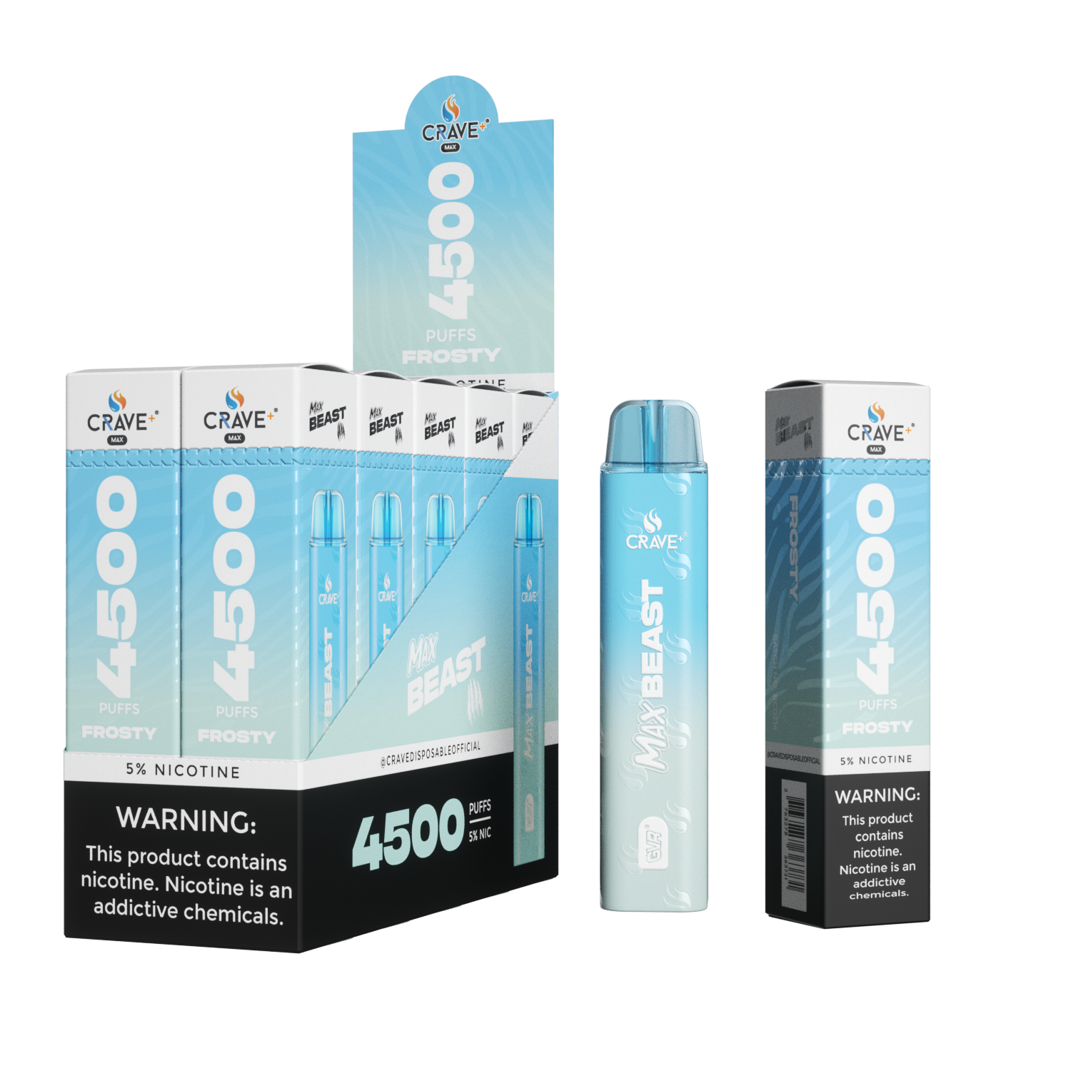 Crave Max Beast 4500 (BOX DEAL) CCC