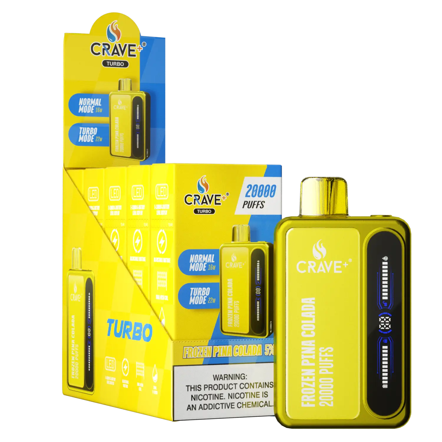 Crave Turbo 20000 (BOX DEAL) CCC