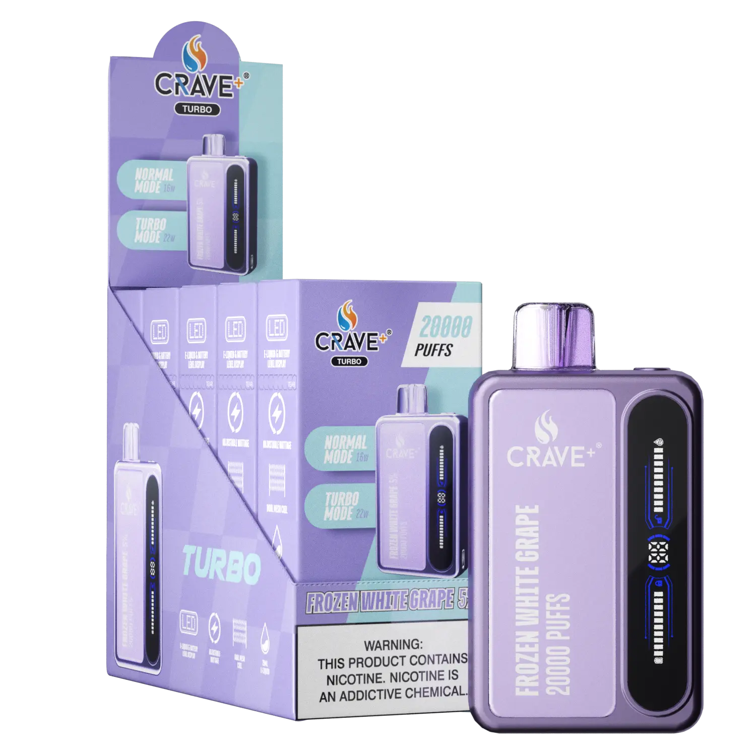 Crave Turbo 20000 (BOX DEAL) CCC