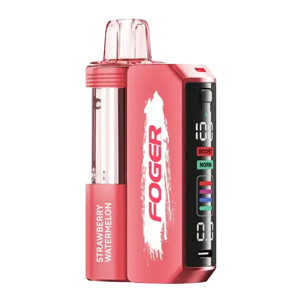 Foger Switch Pro 30K Disposable Vape Kit – 30,000 Puffs - Magnetic Power Bank - OLED Display Foger, foger switch pod pro, switch pod pro foger, foger pods, foger switch pods for sale, where to buy foger switch pro pods, foger switch pro pods strawberry watermelon, strawberry watermelon foger pods