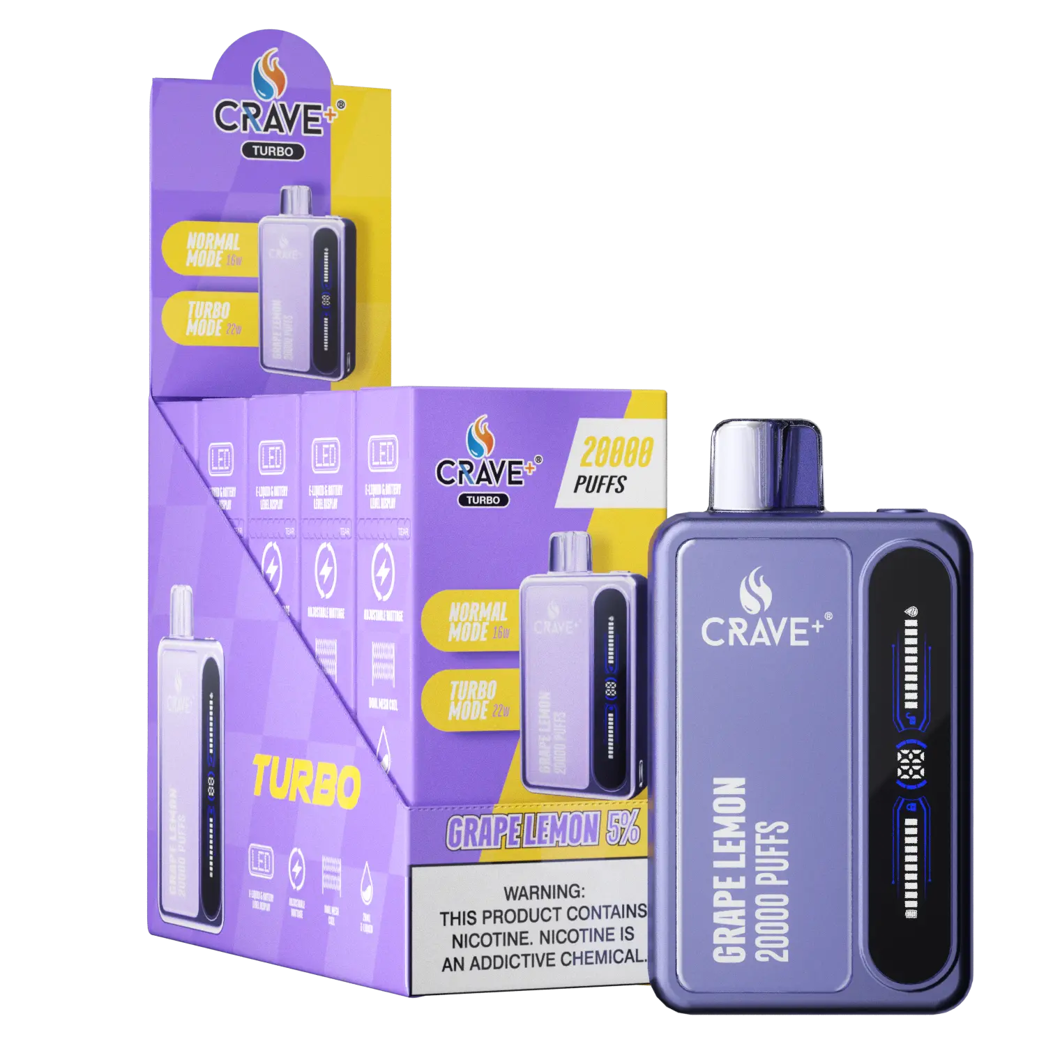 Crave Turbo 20000 (BOX DEAL) CCC
