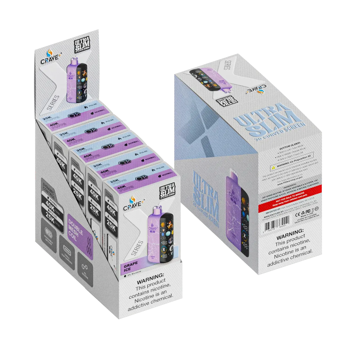 Crave X – Ultra Slim 40K / 25K Puffs (BOX DEAL) Crave, Crave X – Ultra Slim 40K / 25K Puffs Crave, crave x millyz, millyz crave x vape, millyz vape crave, crave vape millyz, rave x millyz, crave ultra slim vape millyz, crave x millyz grape ice, clear crave millyz