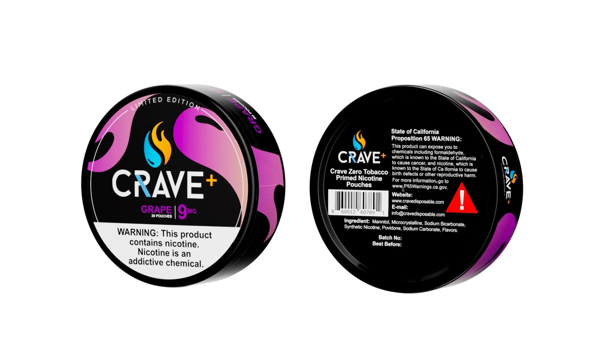 Crave Limited Edition Nicotine Pouches CCC