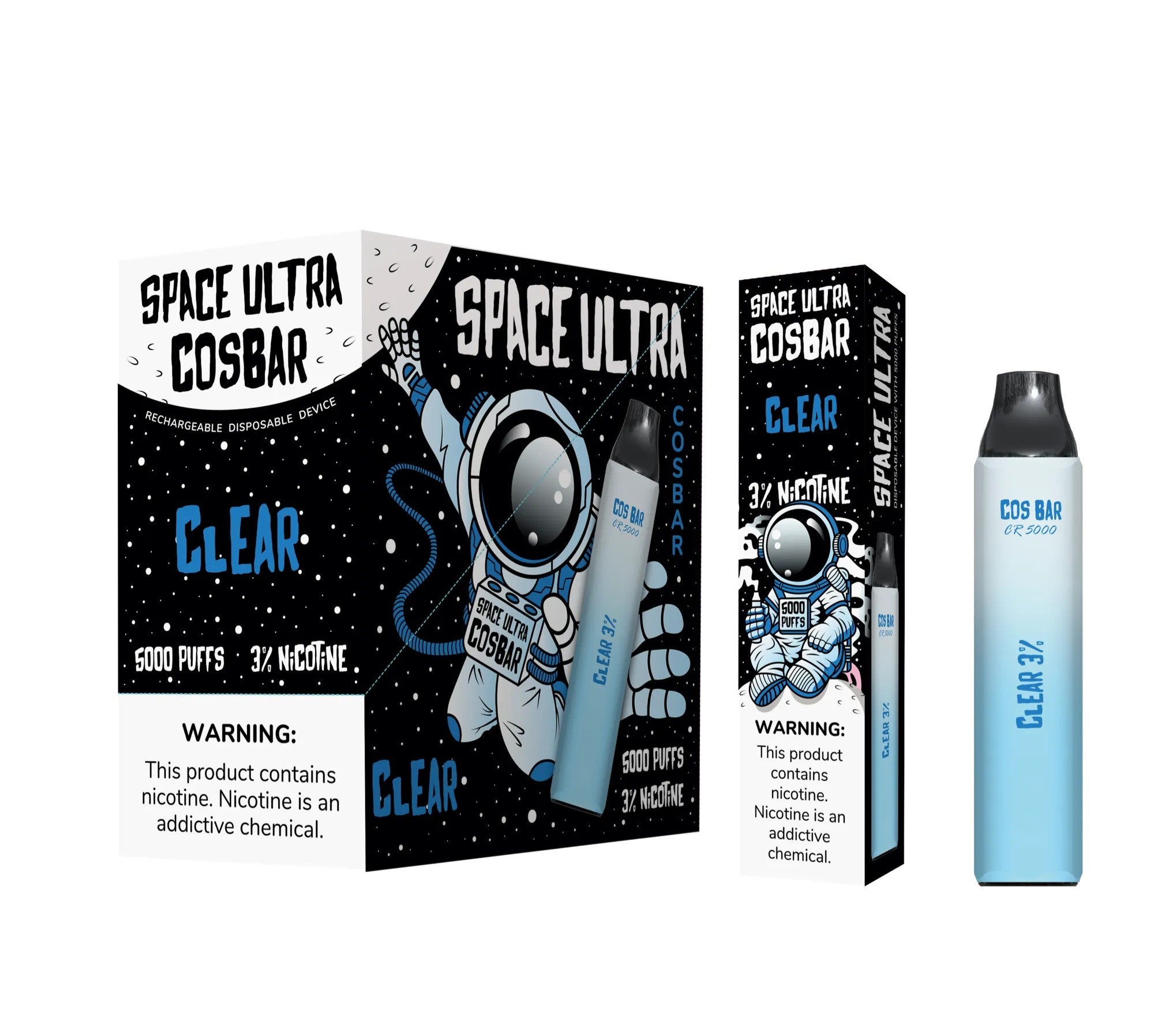 Space Ultra Cosbar 5000 Puffs (BOX DEAL)
