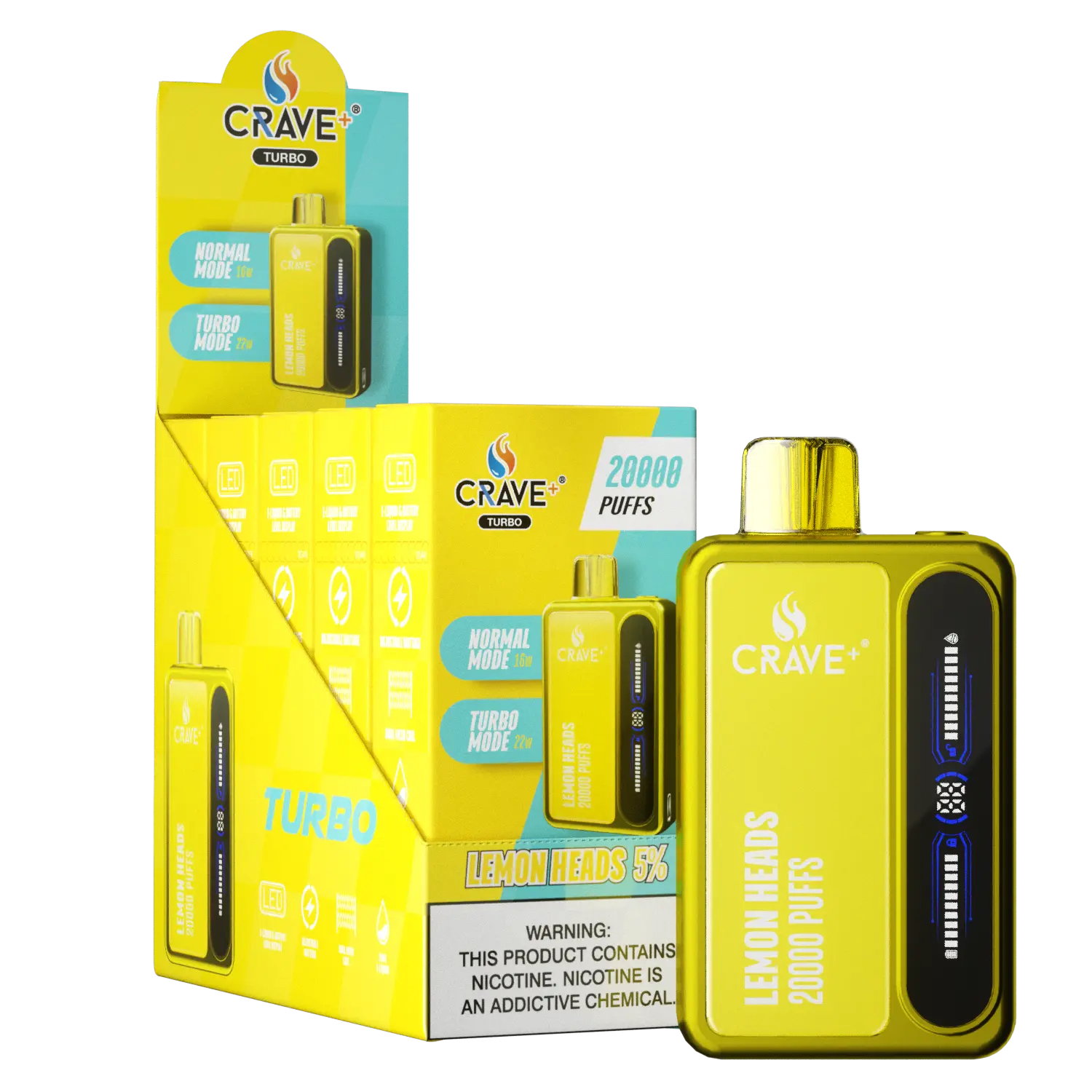 Crave Turbo 20000 (BOX DEAL) CCC