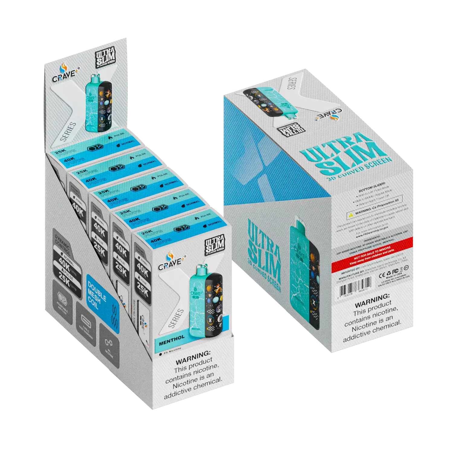 Crave X – Ultra Slim 40K / 25K Puffs (BOX DEAL) Crave, Crave X – Ultra Slim 40K / 25K Puffs Crave, crave x millyz, millyz crave x vape, millyz vape crave, crave vape millyz, rave x millyz, crave ultra slim vape millyz, crave x millyz menthol, crave menthol millyz