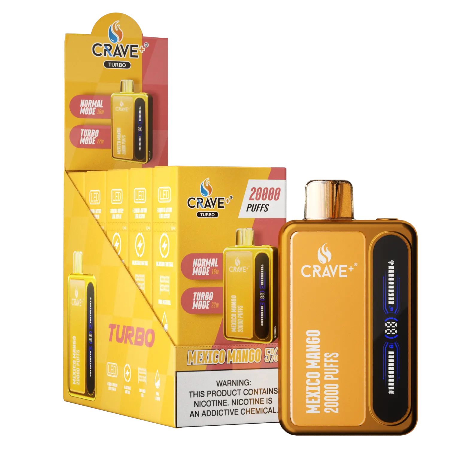 Crave Turbo 20000 (BOX DEAL) CCC