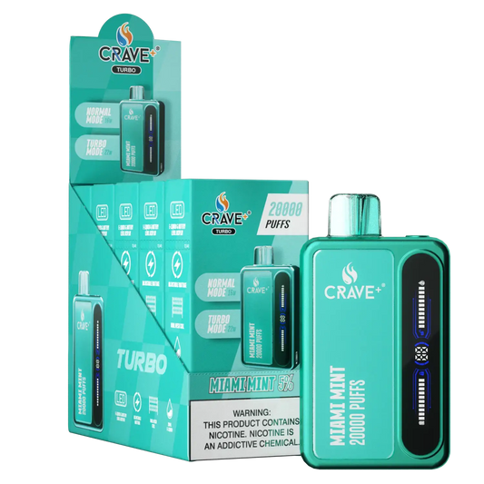Crave Turbo 20000 Puffs – Turbo Disposable Vape | Online Crave