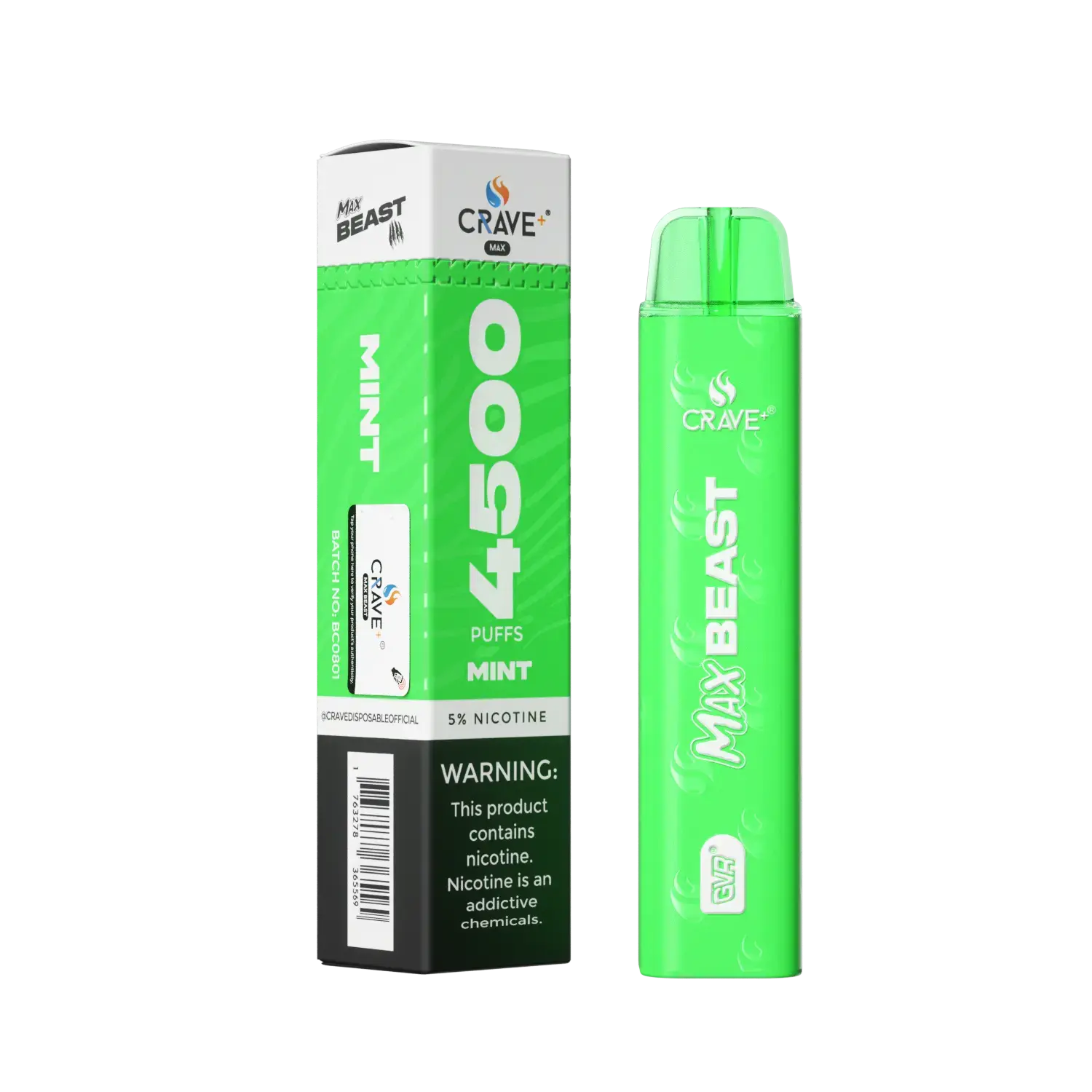 Crave Max Beast 4500 Puffs - VSZN, Crave Max Beast mint