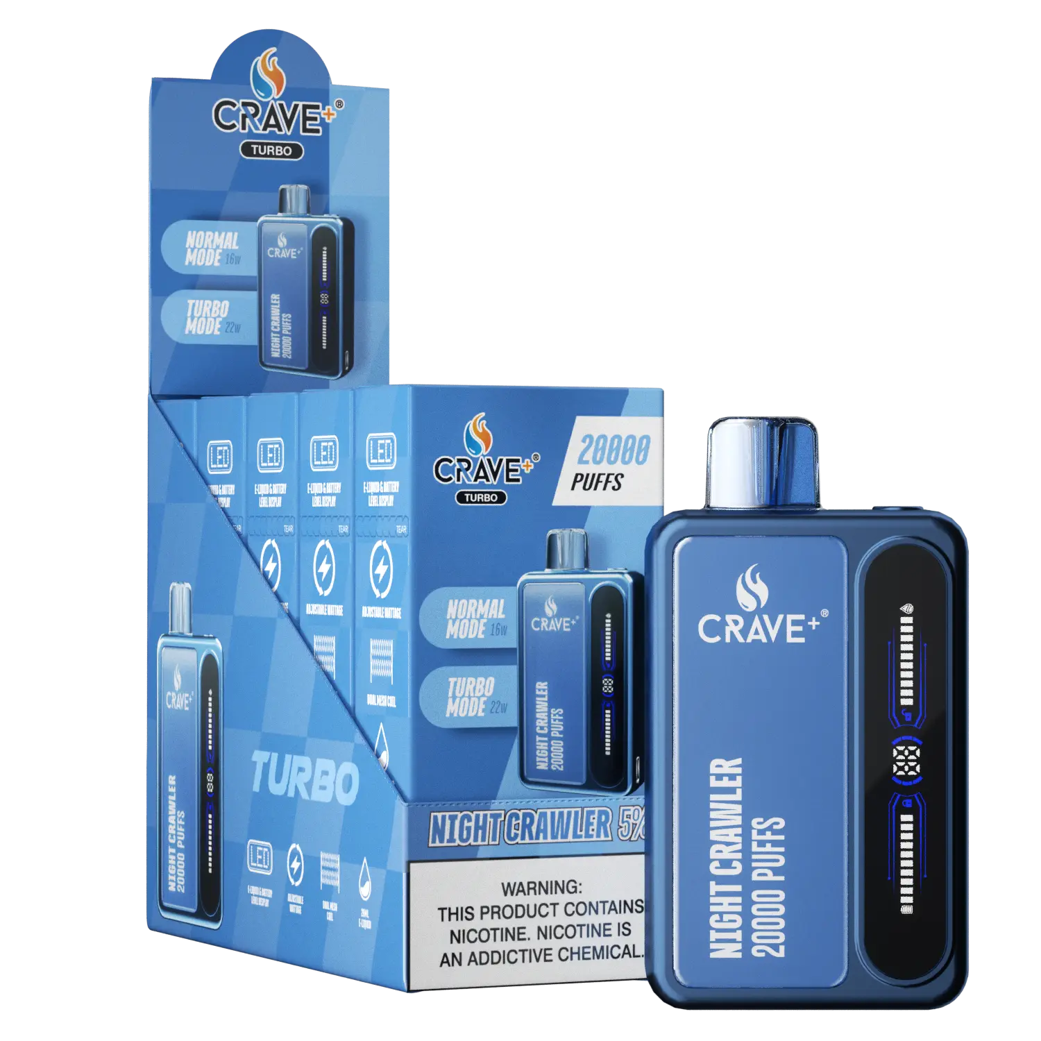 Crave Turbo 20000 (BOX DEAL) CCC