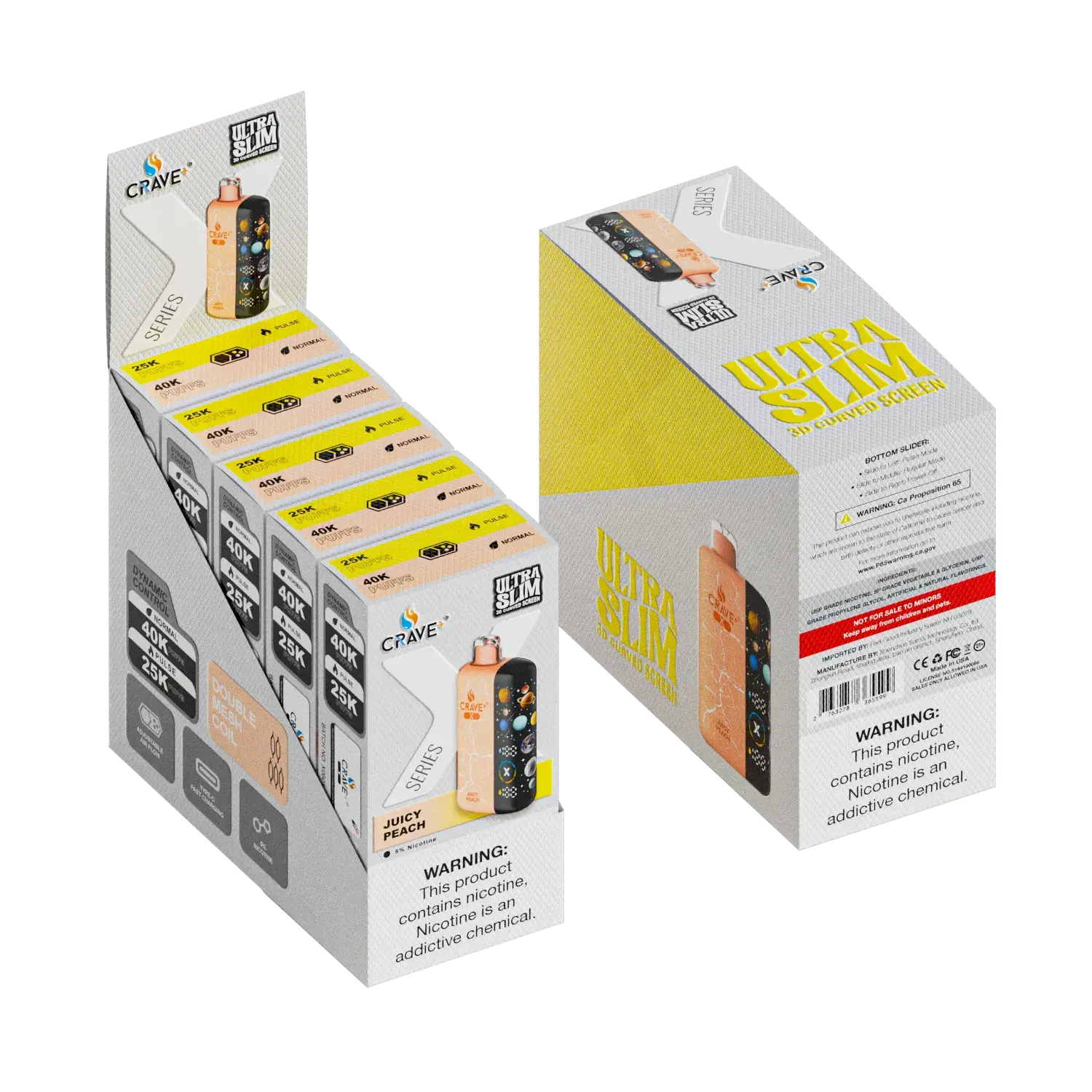 Crave X Ultra Slim 40K / 25K Puffs Box | Crave X Series | Crave Crave X Ultra Slim 40K / 25K Puffs Box | Crave X Series | Crave