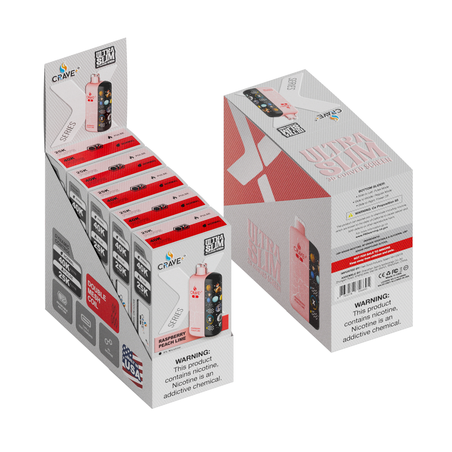 Crave X – Ultra Slim 40K / 25K Puffs (BOX DEAL) CCC