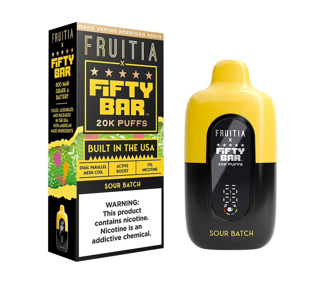 Fruitia Fifty Bar 20K Puffs CCC