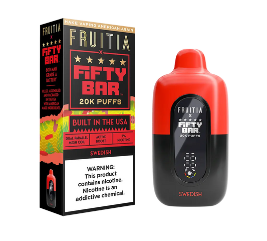 Fruitia Fifty Bar 20K Puffs CCC