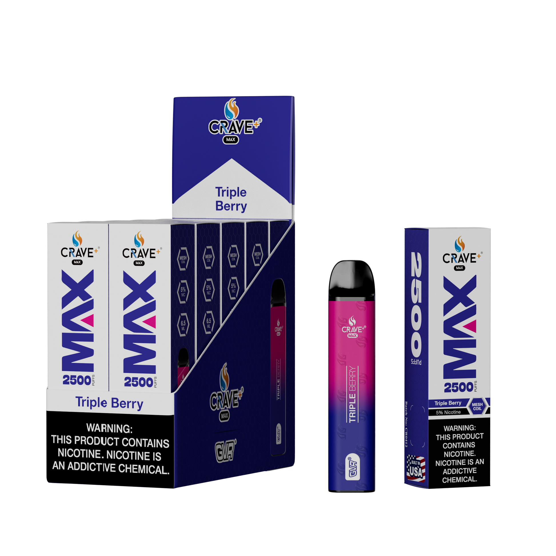 Crave Max 2500 (BOX DEAL) CCC