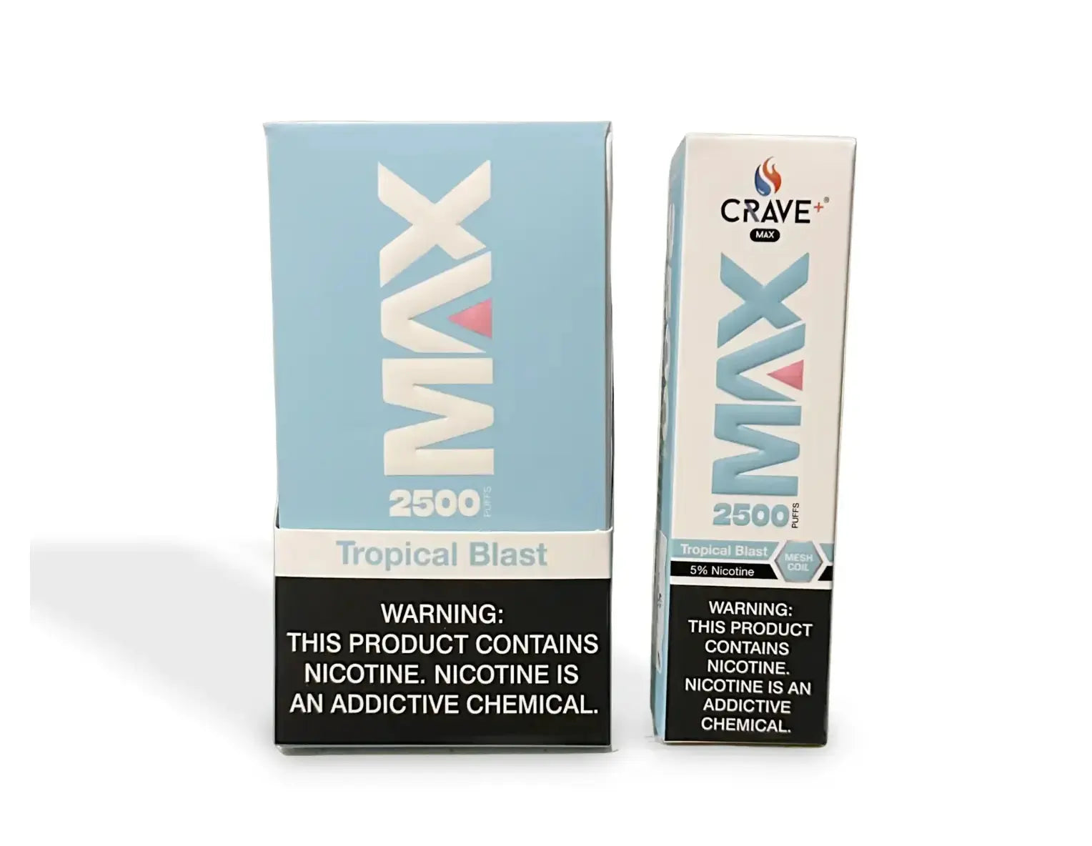 Crave Max Vape - 2500 Puffs Mesh Coil Crave, Crave Max Vape tropical blast