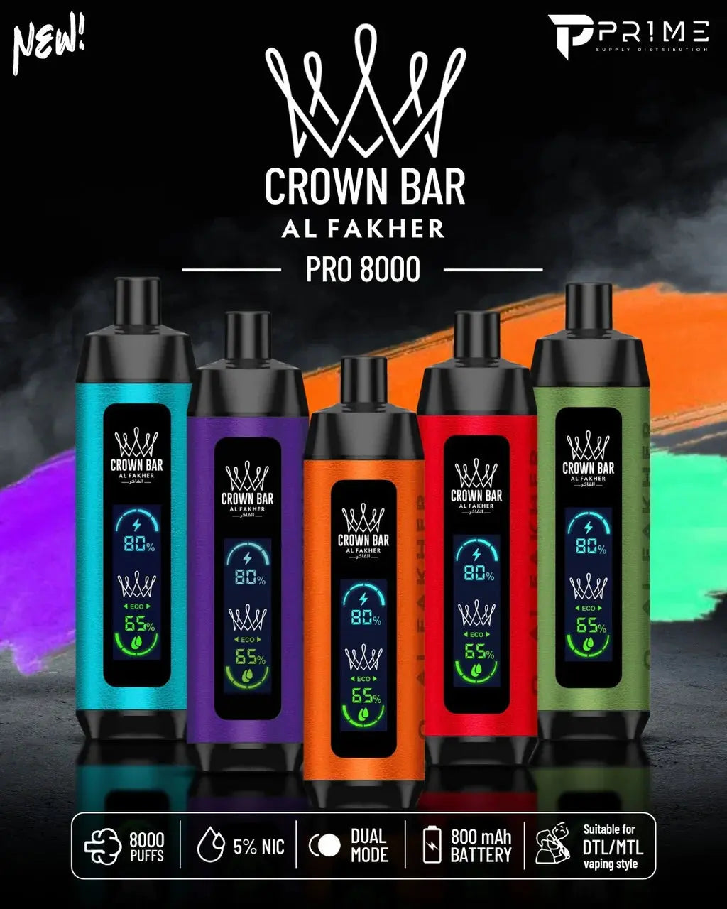 Al Fakher Crown Bar 8000 CCC