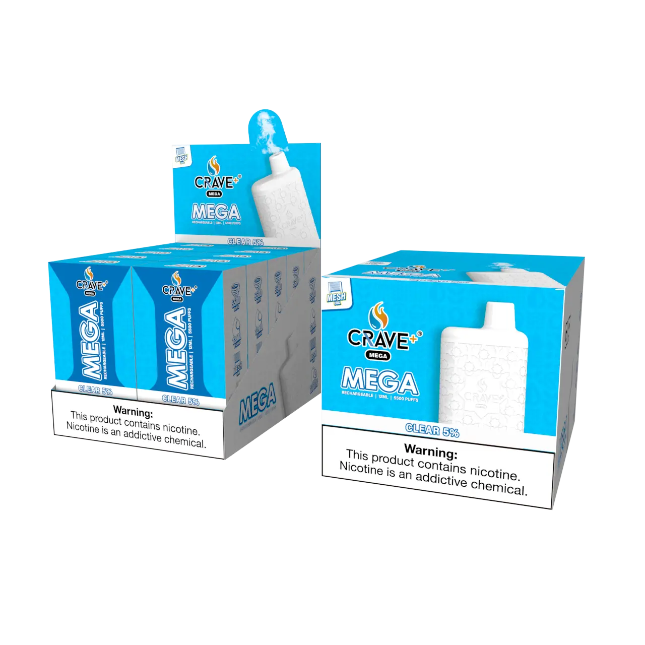 Crave Mega 5500 (BOX DEAL) CCC