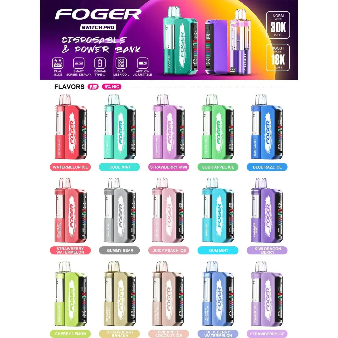 Foger Switch Pro Kit 30K CCC