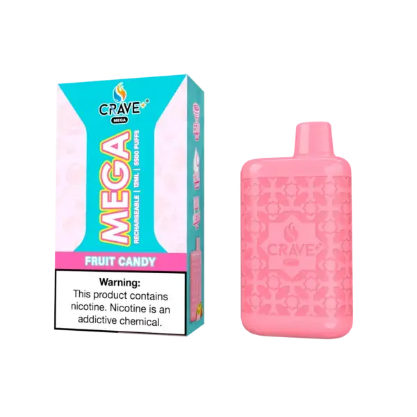 Crave Mega Vape - 5500 Puffs Crave,  crave mega fruit candy