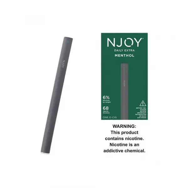 Njoy Daily Disposable E-Cigarette -  Extra Menthol
