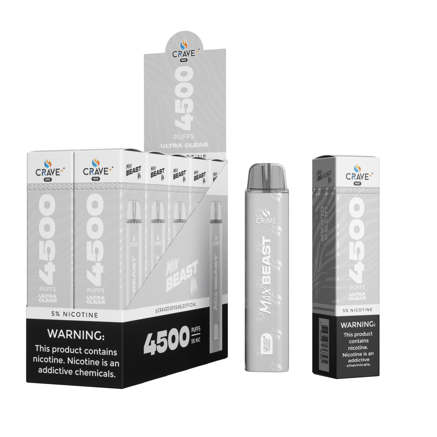 Crave Max Beast 4500 (BOX DEAL) CCC
