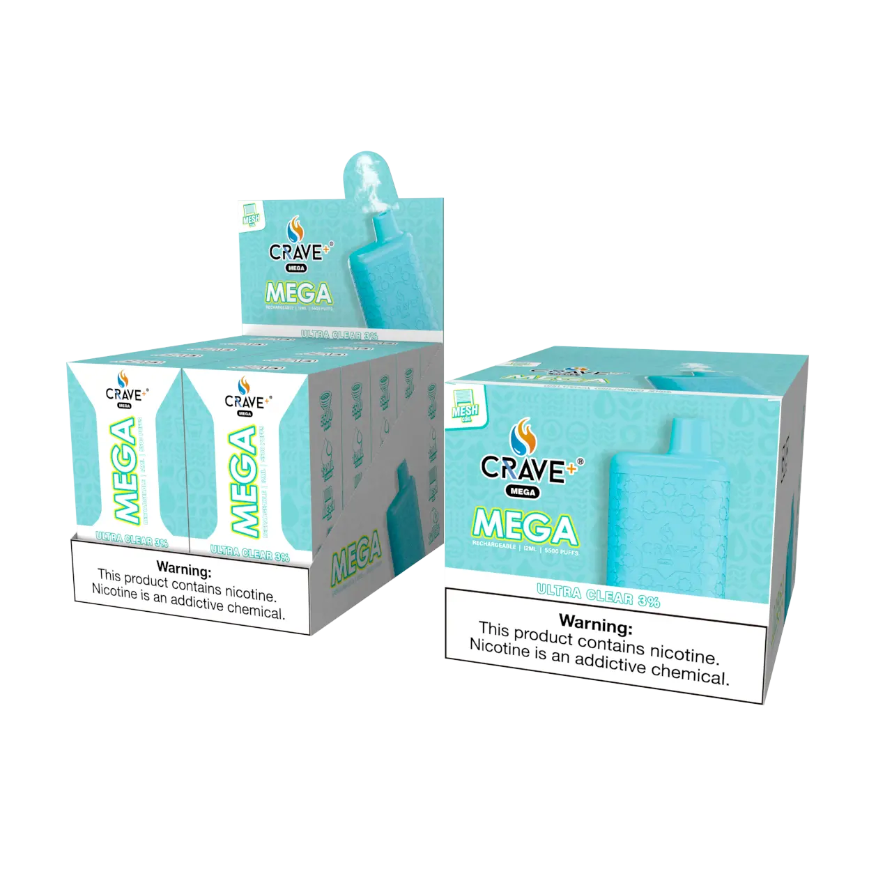 Crave Mega 5500 (BOX DEAL) CCC