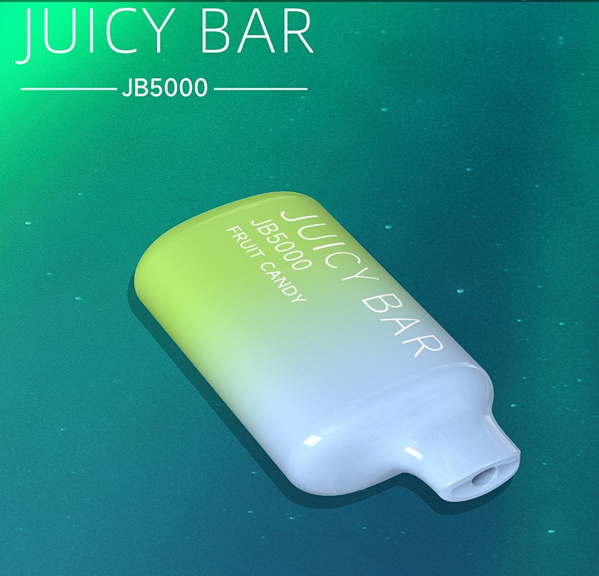 An enticing image of the Juicy Bar disposable vape device, sold on the Cloudchasersclub website, featuring the Strawberry Watermelon flavor with a sleek and compact design. The device is capable of delivering up to 5000 puffs and has a gradient pink and green color scheme, with the flavor name prominently displayed on the front. Buy juicy bar 5000 puffs, buy juicy bar 5000 puffs flavors,Juicy bar vape, jb5000, juicy bar 5000 vape, juicy bar disposable